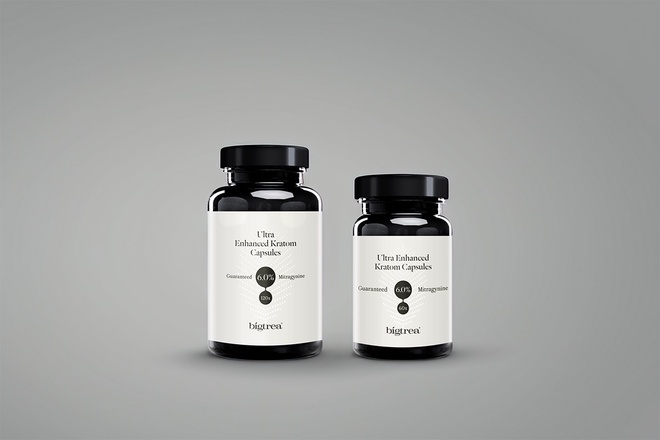 bigtrea Ultra Enhanced 6.0% Kratom Capsules product photo
