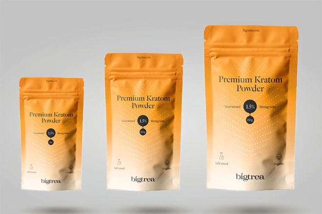 bigtrea premium kratom sizes